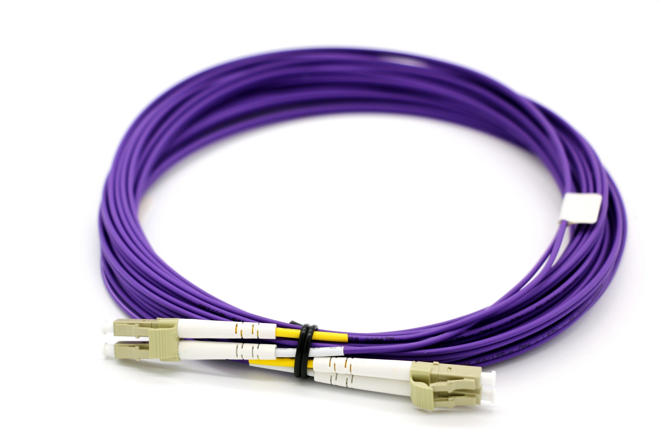 eLan LC/UPC-LC/UPC duplex patch cord OM4 30m